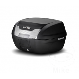 SHAD SH40 Topkoffer 40L Zwart | Met Bagagedrager & Montageplaat