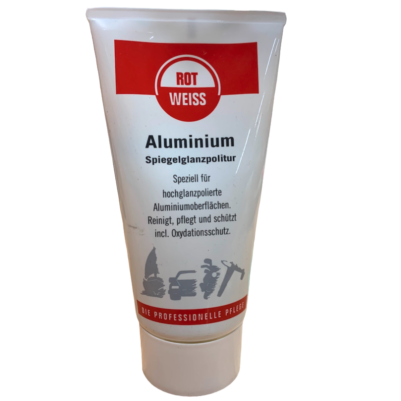 ROT-WEISS Aluminium Spiegelglanzpolitur 150 ml | Hoogglans