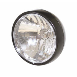 6-1/2 inch koplamp zwart H4 E-keur SHIN YO