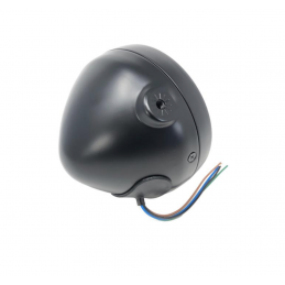 5-3/4 inch koplamp zwart H4 E-keur SHIN YO