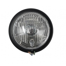5-3/4 inch koplamp zwart H4 E-keur SHIN YO