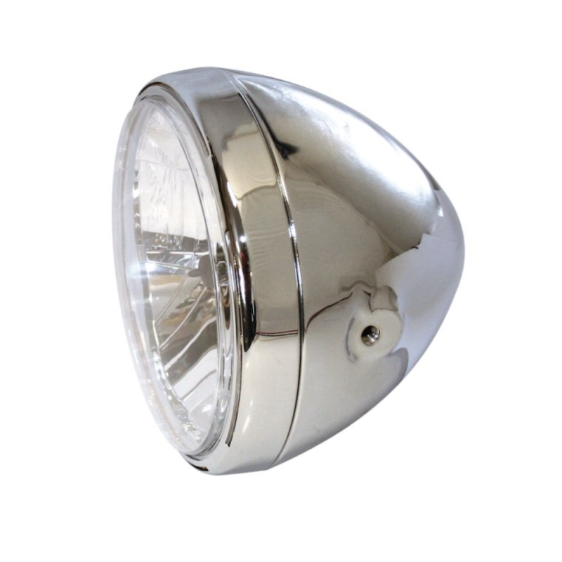 7 inch koplamp chroom LED ring H4 E-keur SHIN YO