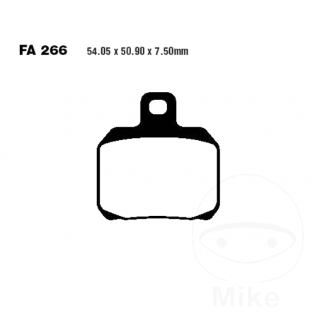 Remblokken EBC FA266HH Gesinterd Achterrem