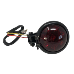 Highway Hawk Old Skool LED achterlicht zwart