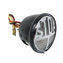 Highway Hawk Stop LED Achterlicht Zwart met Kentekenplaatverlichting