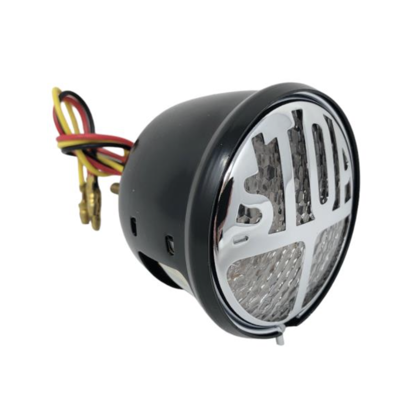 Highway Hawk Stop LED Achterlicht Zwart met Kentekenplaatverlichting