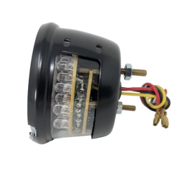 Highway Hawk Stop LED Achterlicht Zwart met Kentekenplaatverlichting