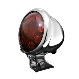 Highway Hawk Old Skool LED Achterlicht Chroom met E-keur