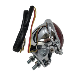 Highway Hawk Old Skool LED Achterlicht Chroom met E-keur