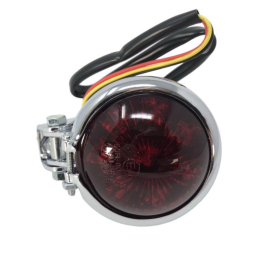 Highway Hawk Old Skool LED Achterlicht Chroom met E-keur