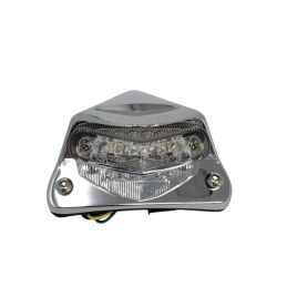 Highway Hawk LED Achterlicht met Kentekenplaathouder Chroom