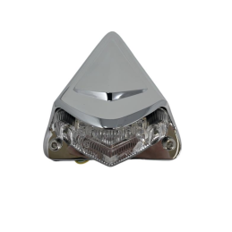 Highway Hawk LED Achterlicht met Kentekenplaathouder Chroom