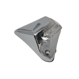 Highway Hawk LED Achterlicht met Kentekenplaathouder Chroom