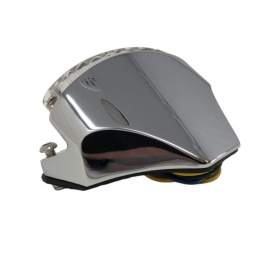 Highway Hawk LED Achterlicht met Kentekenplaathouder Chroom