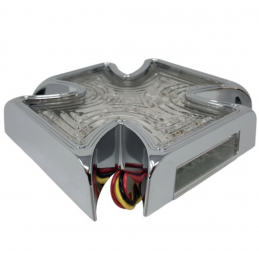 Highway Hawk Gothic LED Achterlicht met Kentekenplaathouder