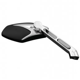 Highway Hawk V-Design spiegelset zwart chroom M10