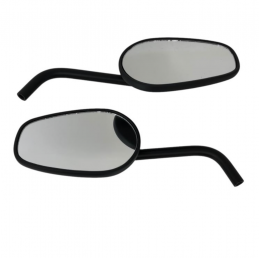 Highway Hawk Classic spiegelset zwart E-keur M10x1,25