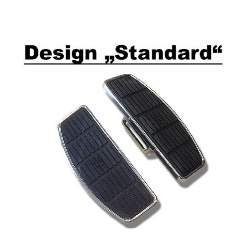 Highway Hawk rijder floorboards Standaard chroom Honda VT