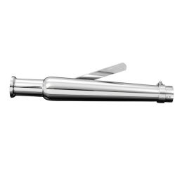 Trumpet uitlaatpijp 38–45 mm 47 cm chroom Highway Hawk