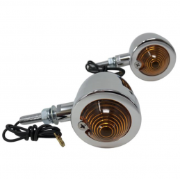 Highway Hawk Knipperlicht Bullet Light Small Chroom – M8 12V 21W