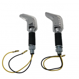 Highway Hawk LED Knipperlichten Speed Chroom – Lang – M8 E-keur