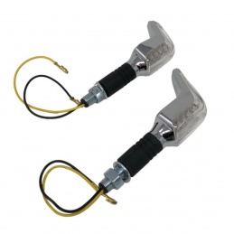 Highway Hawk LED Knipperlichten Speed Chroom – Lang – M8 E-keur