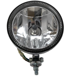 Koplamp met LED ring chroom H4 E-keur Highway Hawk