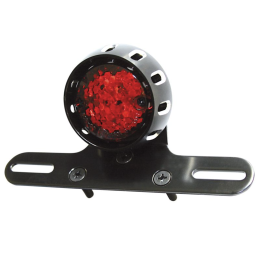 Achterlicht met Kentekenplaathouder Highway Hawk Zwart