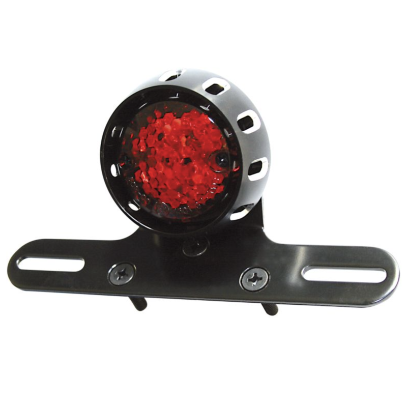 Achterlicht met Kentekenplaathouder Highway Hawk Zwart