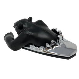 Hunting Bear ornament chroom zwart Highway Hawk