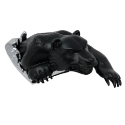 Hunting Bear ornament chroom zwart Highway Hawk