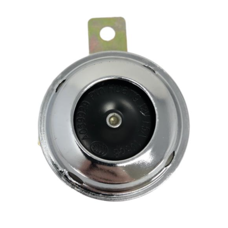 Claxon chroom 12 volt - diameter 65 mm