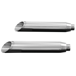 Slash cut slip-on 80 mm chroom Scout 2015–2020