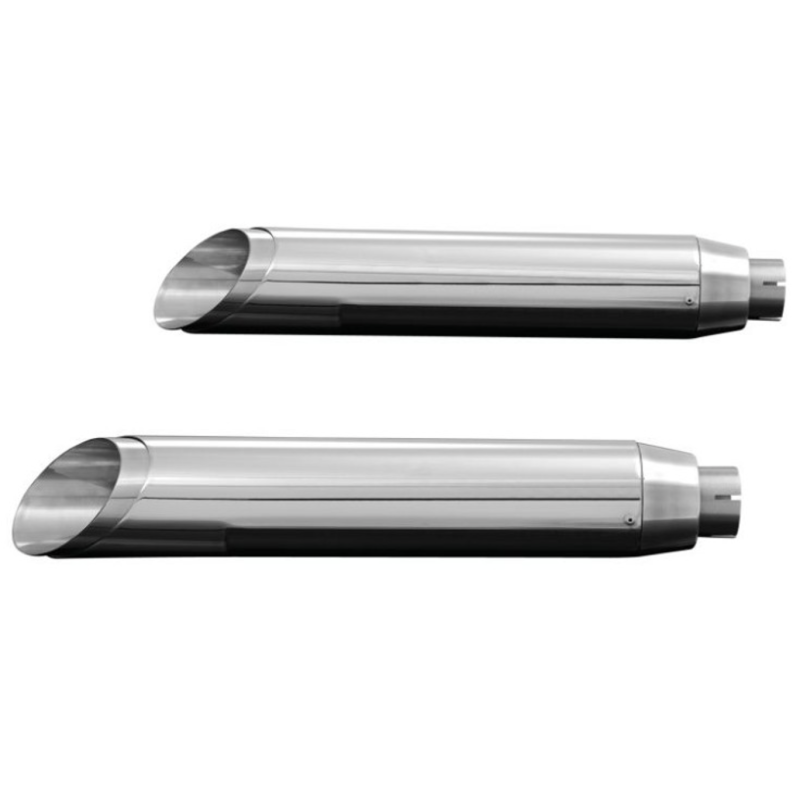 Slash cut slip-on 80 mm chroom Scout 2015–2020