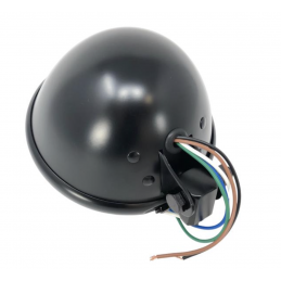 Bates Style koplamp zwart H4 E-keur Highway Hawk