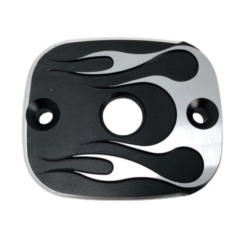 Hoofdcilinder deksel Flame Harley Davidson