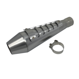GP uitlaat Scrambler 51 mm RVS Highway Hawk