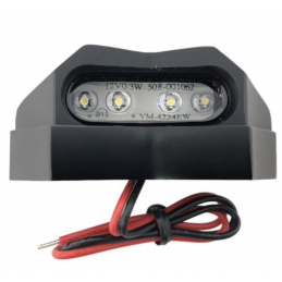Nitro LED Kentekenplaatverlichting Highway Hawk Zwart