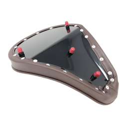 Bobber Style solo zadel bruin universeel Highway Hawk