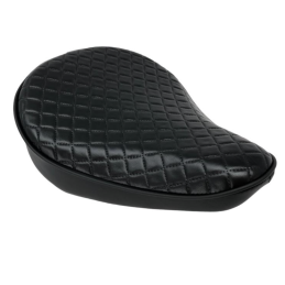 Bobber Style solo zadel zwart steekpatroon Highway Hawk