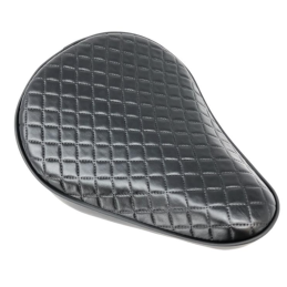 Bobber Style solo zadel zwart steekpatroon Highway Hawk