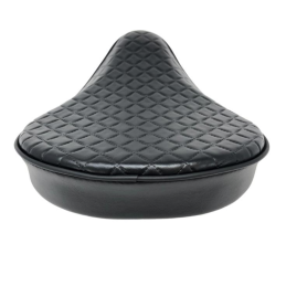 Bobber Style solo zadel zwart steekpatroon Highway Hawk