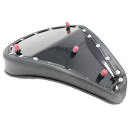 Bobber Style solo zadel zwart steekpatroon Highway Hawk