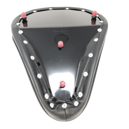 Bobber Style solo zadel zwart steekpatroon Highway Hawk