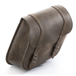 Ledrie zadeltas rechts bruin leer 11L – Harley-Davidson