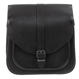 Ledrie Postman zadeltas zwart leer 37L