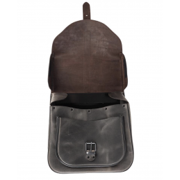 Ledrie Postman zadeltas bruin leer 37L