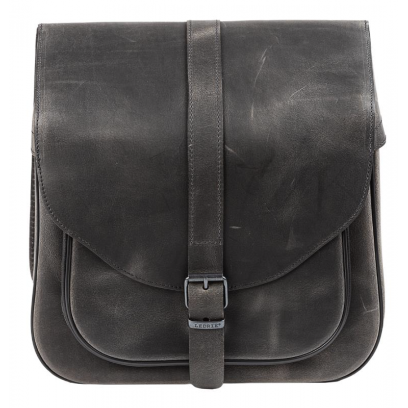Ledrie Postman zadeltas bruin leer 37L