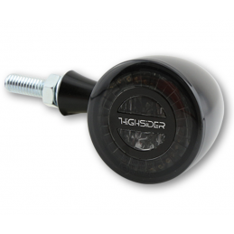 Rocket Bullet LED Knipperlicht Achterlicht Remlicht Zwart
