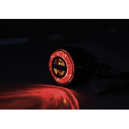 Rocket Bullet LED Knipperlicht Achterlicht Remlicht Chroom